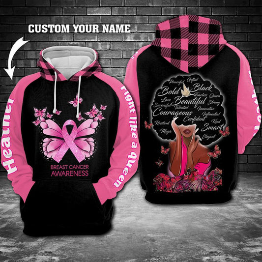 Breast Cancer Strength Hoodie For Supportive Everyday Style Seasonal Events And Gifting