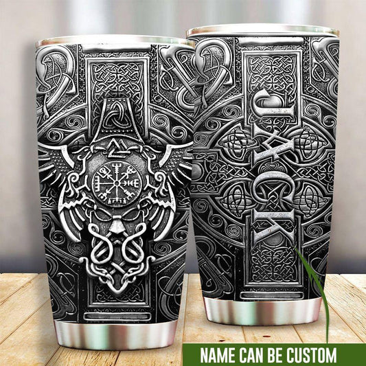Viking Warrior Blood Personalized 20 Oz Tumbler For Coffee Travel And Daily Drinks