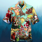 Chirstmas Santa Hawaiian Shirt For Poolside Relaxation And Sunny Getaways