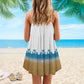 Beach Please V-Neck Sleeveless Cami Dress For Island Holidays And Thoughtful Gifting