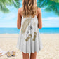 Beach Salt In Air Sand In My Hair V-Neck Sleeveless Cami Dress For Island Holidays And Thoughtful Gifting
