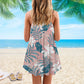 Beach In Fresh Life Please V-Neck Sleeveless Cami Dress For Beach Festivals And Comfortable Summer Outfits