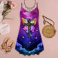 Butterfly Faith I Can Do All Things V-Neck Sleeveless Cami Dress For Travel And Comfortable Botanical Styling