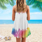 Butterfly Fresh We Love It V-Neck Sleeveless Cami Dress For Summer Events And Colorful Daily Fashion