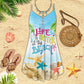 Beach Better Life V-Neck Sleeveless Cami Dress For Island Holidays And Thoughtful Gifting