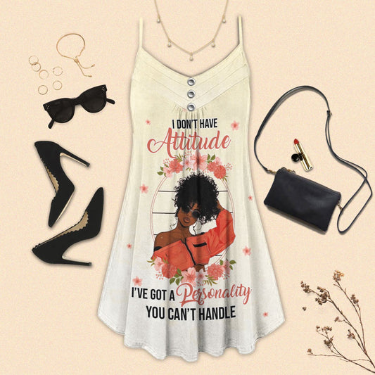 Black V-Neck Sleeveless Cami Dress For Parties And Relaxed Everyday Styling
