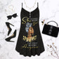 Black Faith V-Neck Sleeveless Cami Dress For Parties And Relaxed Everyday Styling