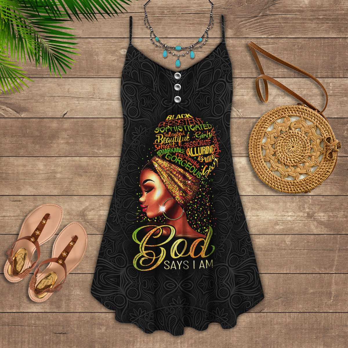 Faith Black V-Neck Sleeveless Cami Dress For Parties And Relaxed Everyday Styling