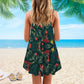 Beach Hair V-Neck Sleeveless Cami Dress For Beach Trips And Resort Vacations
