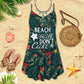 Beach Hair Dont Care V-Neck Sleeveless Cami Dress For Beach Festivals And Comfortable Summer Outfits