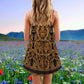 Horse V-Neck Sleeveless Cami Dress For Animal Lovers And Casual Summer Wear