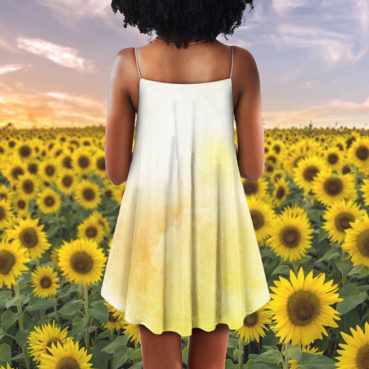 Black Be Kind V-Neck Sleeveless Cami Dress For Sunny Getaways And Thoughtful Gifting