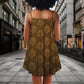 Black Who I Am V-Neck Sleeveless Cami Dress For Sunny Getaways And Thoughtful Gifting