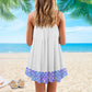 Mermaid Dream Wind Salt Air V-Neck Sleeveless Cami Dress For Ocean Lovers And Sunny Getaways