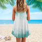 Sassy Mermaid V-Neck Sleeveless Cami Dress For Tropical Parties And Casual Everyday Style