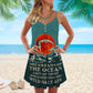 Mermaid Ocean Dream V-Neck Sleeveless Cami Dress For Island Holidays And Thoughtful Gifting