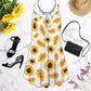 Sunflower V-Neck Sleeveless Cami Dress For Summer Events And Colorful Daily Fashion