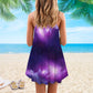 Butterfly Dreamcatcher V-Neck Sleeveless Cami Dress For Summer Events And Colorful Daily Fashion