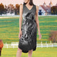 Horse Classic Spirit V-Neck Sleeveless Cami Dress For Travel And Comfortable Summer Styling