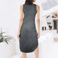 Horse Classic Spirit V-Neck Sleeveless Cami Dress For Travel And Comfortable Summer Styling