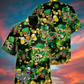 Skull Irish Beer Hawaiian Shirt For Beach Parties And Weekend Getaways