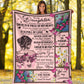Breast Cancer Awareness Butterfly Flannel Blanket For Cozy Bedroom Sofa Decor