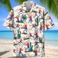 Tennis Desert Adventure Hawaiian Shirt Artwork Detail For Resort Trips And Outdoor Activities