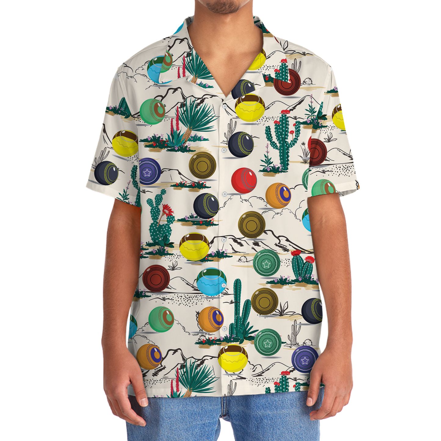 Desert Lawn Bowl Adventure Hawaiian Shirt For Coastal Adventures And Warm Weather Wear