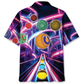 Neon Roller Coaster Lawn Bowl Hawaiian Shirt Pattern View For Relaxed Warm Weather Outfits