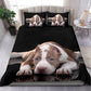 Pit Bull Dog Goodnight Bedding Cover For Pet Lover Bedroom Decor
