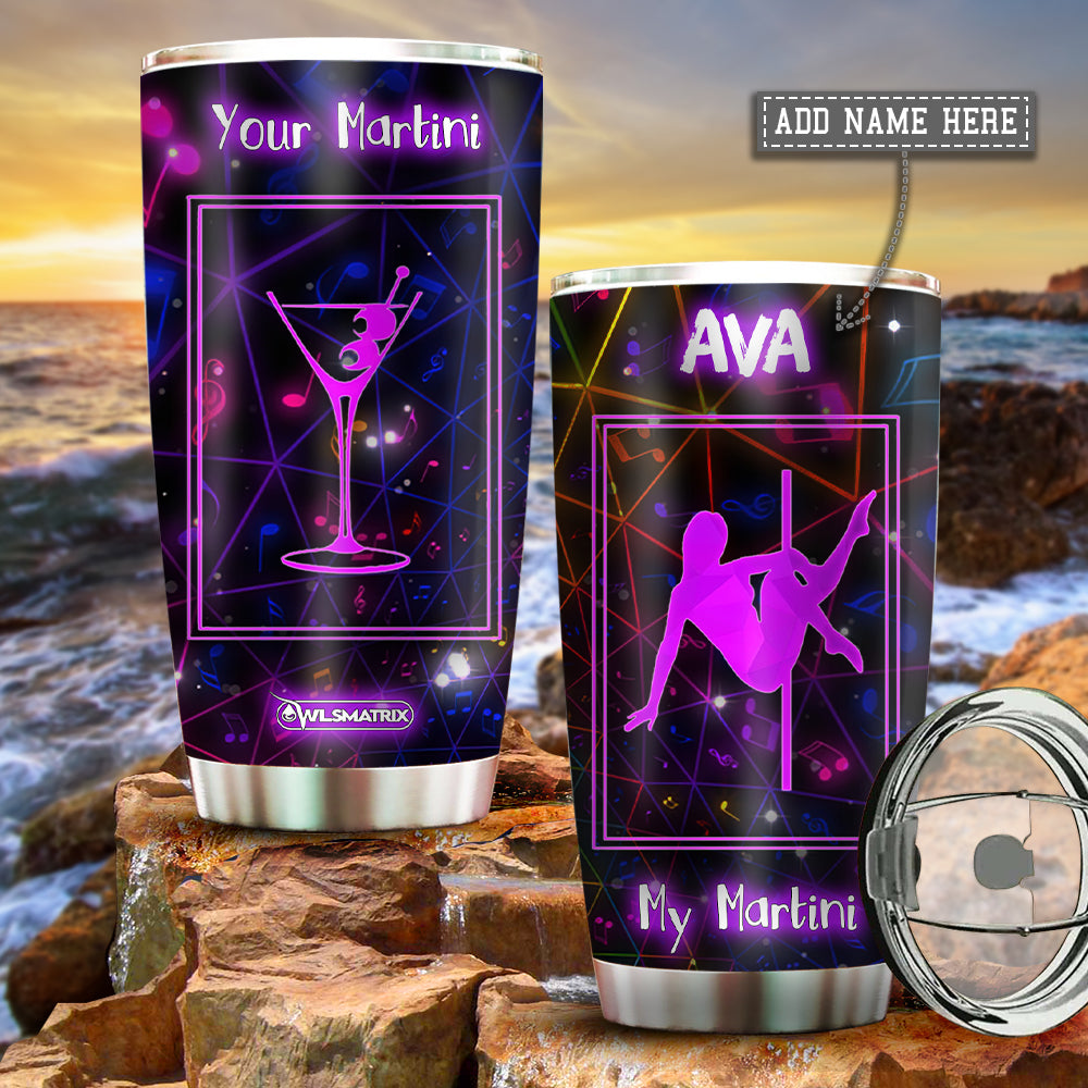 Pole Fitness In My Heart Personalized 20 Oz Tumbler For Coffee Travel And Daily Drinks