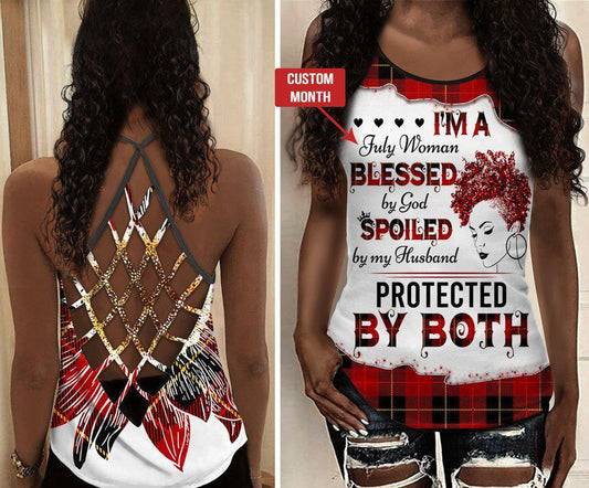 Black Woman Love Peace Hollow Tank Top For Workout Classes And Relaxed Style