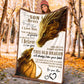 Dragon To My Son Love Life Flannel Blanket For Cozy Bedroom Sofa Decor