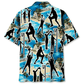 Blue Tropical Netball Beach Hawaiian Shirt For Poolside Relaxation And Sunny Getaways