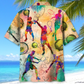 Vintage Retro Tennis Hawaiian Shirt Design View For Resort Travel And Thoughtful Gifting