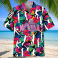 Colorful Tropical Netball Hawaiian Shirt Pattern View For Relaxed Warm Weather Outfits