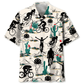 Desert Gravel Cycling Adventure Hawaiian Shirt Artwork View For Weekend Travel And Beach Style