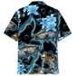 Blue Light Fishing Coastal Hawaiian Shirt For Poolside Relaxation And Sunny Getaways