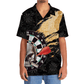 Bold Skull Dart Hawaiian Shirt Design View For Casual Summer Styling