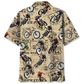 Bicycle Desert Highway Mountain Racing Adventure Hawaiian Shirt Pattern View For Lightweight Everyday Style