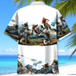 Bicycle Colorado Mountain Adventure Hawaiian Shirt Artwork View For Weekend Travel And Beach Style