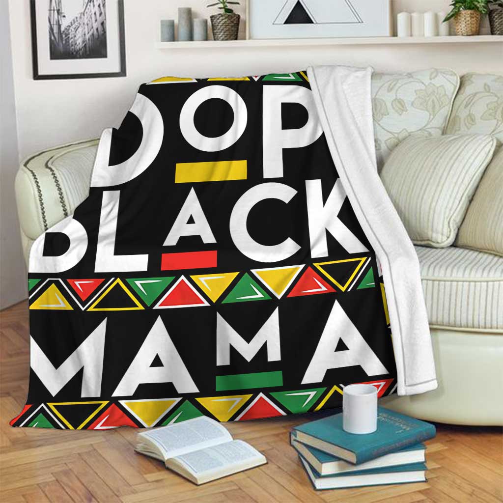 Bold Black Mama African American Art Flannel Blanket For Cozy Bedroom Sofa Decor