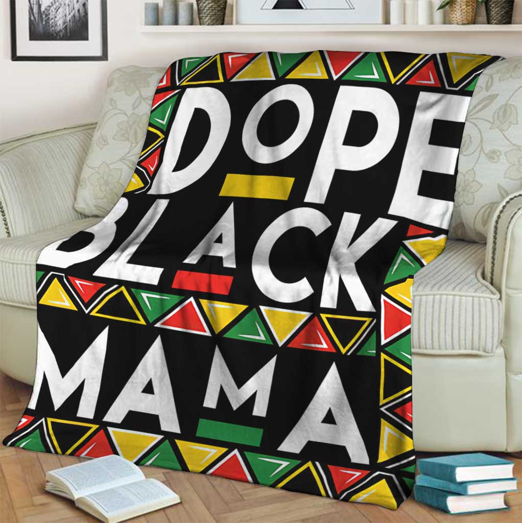 Bold Black Mama African American Art Flannel Blanket For Cozy Bedroom Sofa Decor
