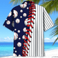 Baseball Stripes Sport Hawaiian Shirt Artwork Detail For Tropical Trips And Casual Outings