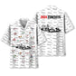 Open Wheel Racing Circuits Hawaiian Shirt Pattern Detail For Vacation Travel And Daily Wear