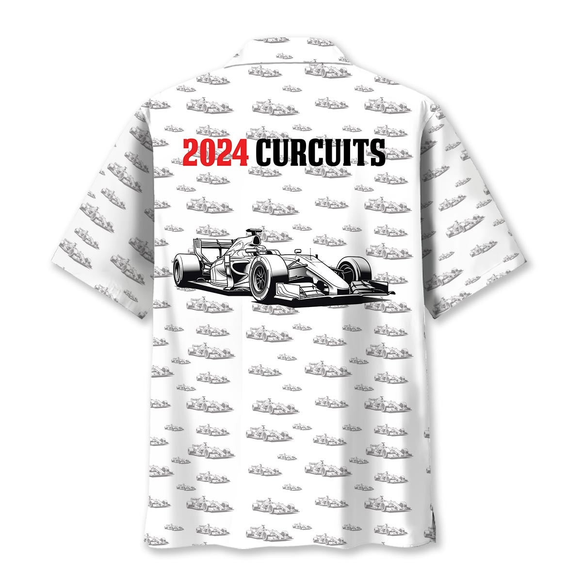 Open Wheel Racing Circuits Hawaiian Shirt Artwork View For Coastal Escapes And Resort Style