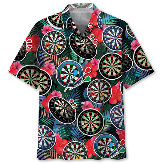 Tropical Dart Hawaiian Shirt Design Detail For Sunny Adventures And Casual Wear
