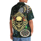 Bold Skull Dart Happiness Hawaiian Shirt Pattern View For Relaxed Warm Weather Outfits