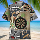 Retro Dart Happiness Hawaiian Shirt For Coastal Adventures And Warm Weather Wear