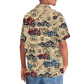 Motorcycle Desert Highway Inspiration Adventure Hawaiian Shirt Pattern View For Lightweight Everyday Style